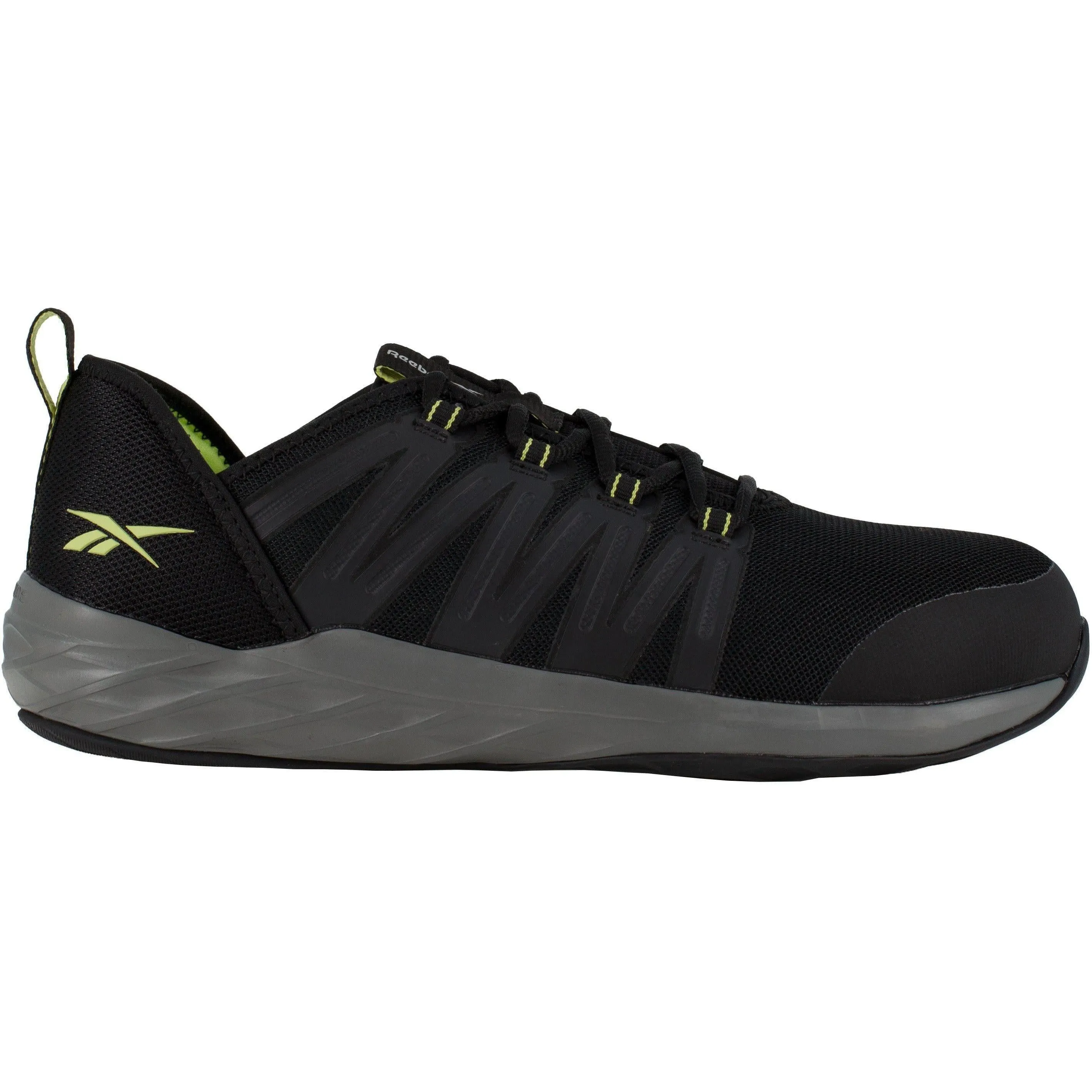 Reebok Men's Astroride Steel Toe Athletic Work Shoe- Black- RB2214