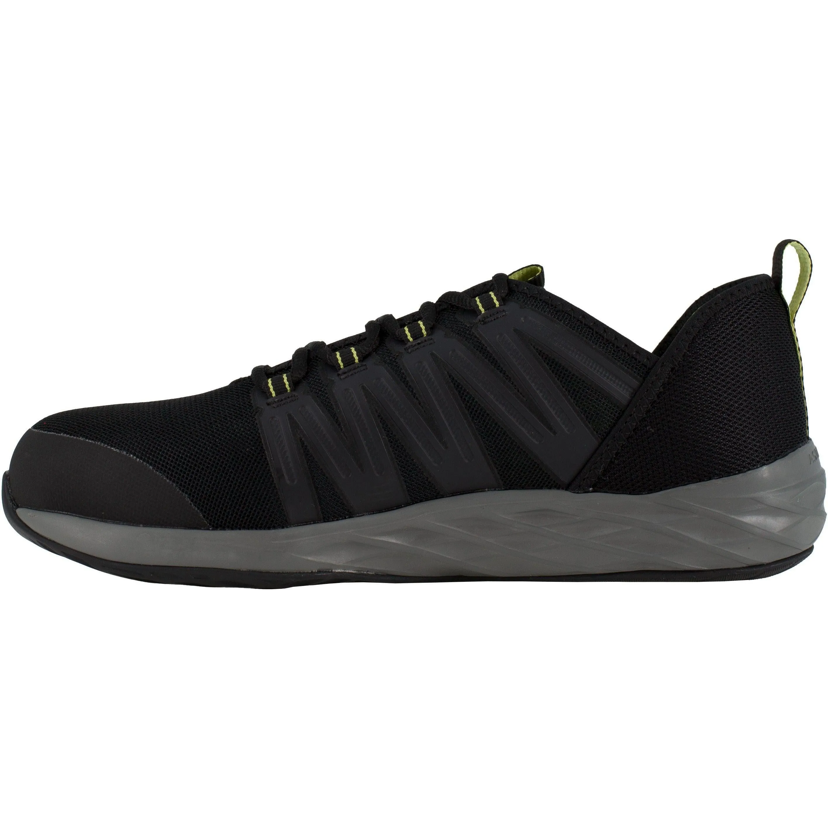 Reebok Men's Astroride Steel Toe Athletic Work Shoe- Black- RB2214