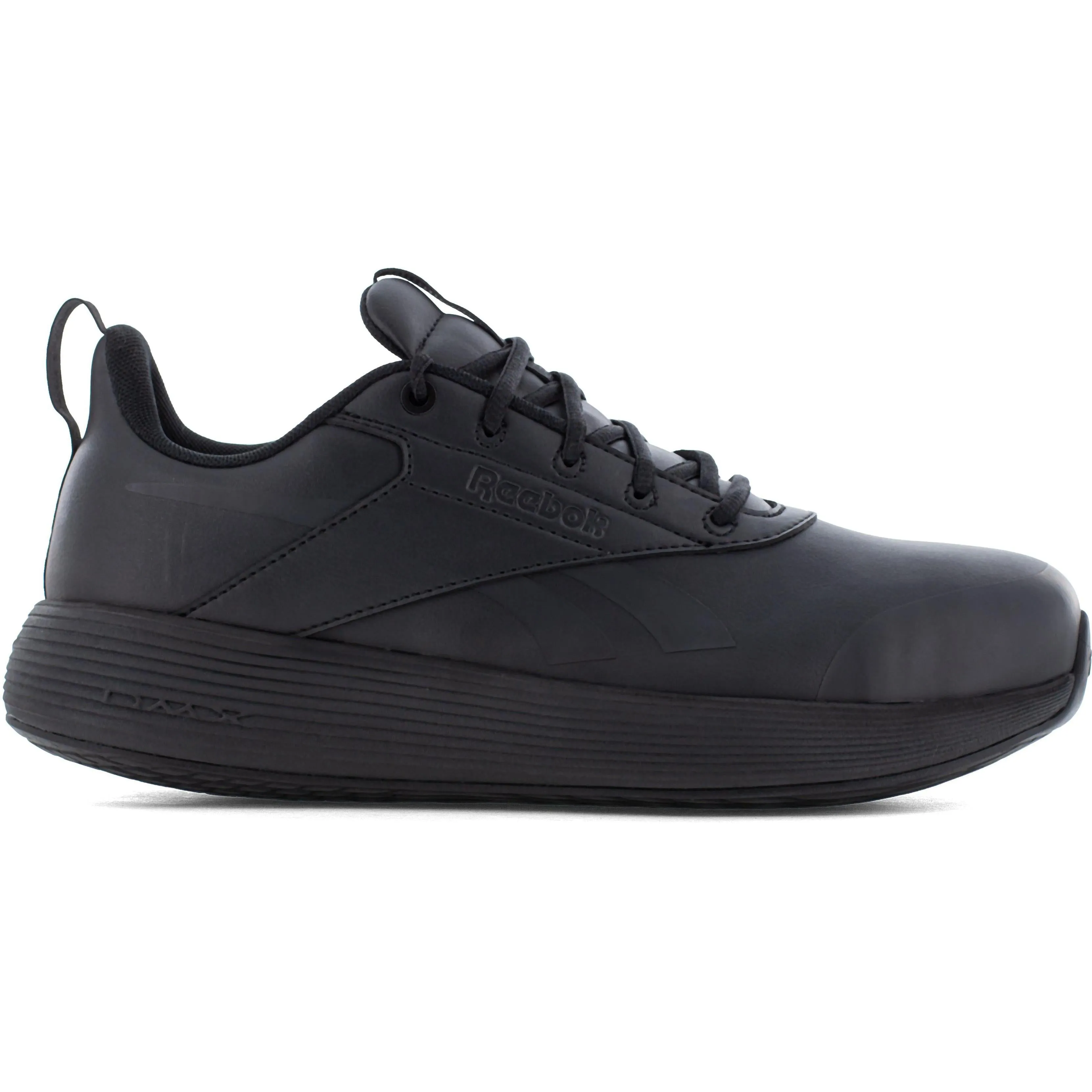 Reebok Men's DMXair Comfort  Comp Toe Athletic Work Shoe- Black- RB3605