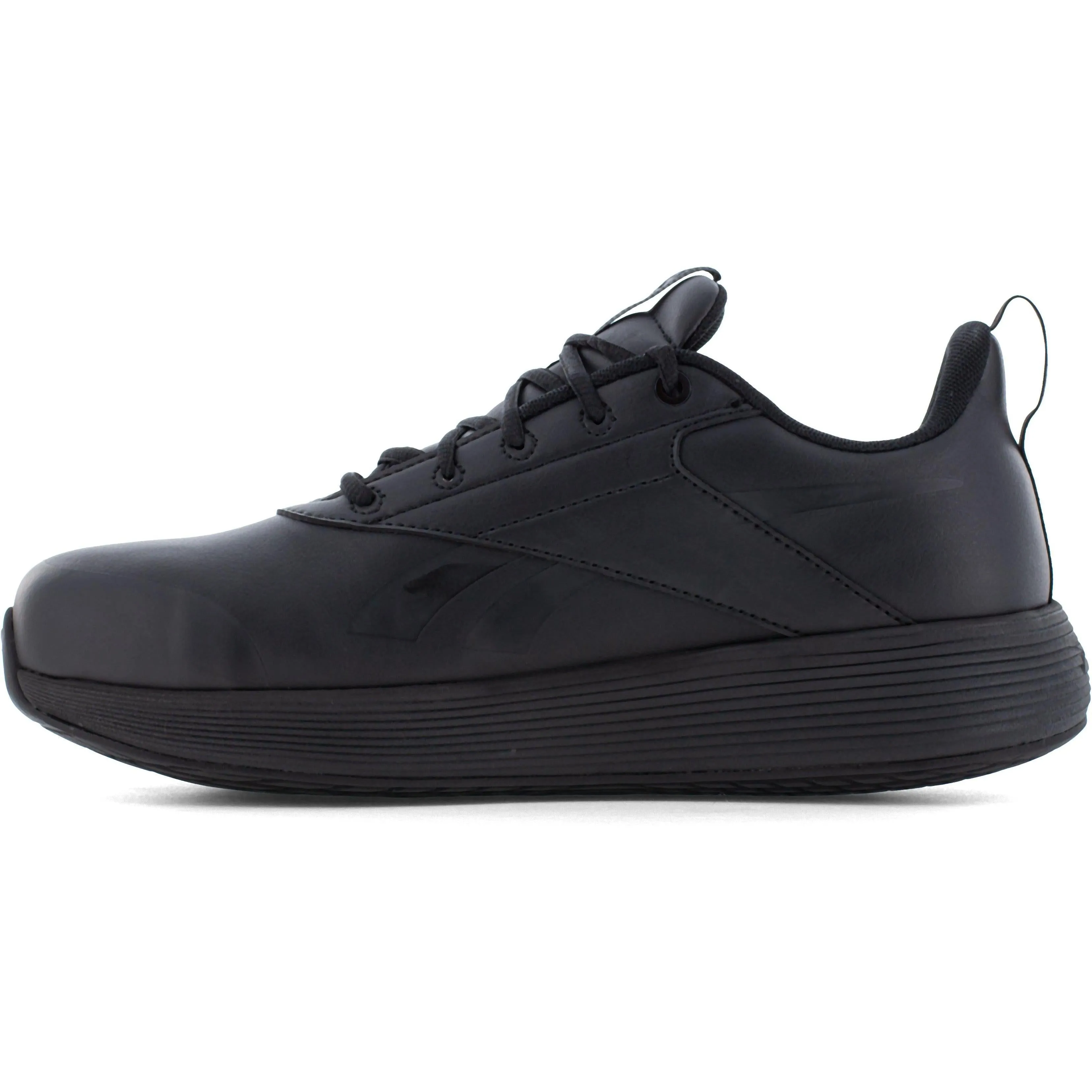 Reebok Men's DMXair Comfort  Comp Toe Athletic Work Shoe- Black- RB3605