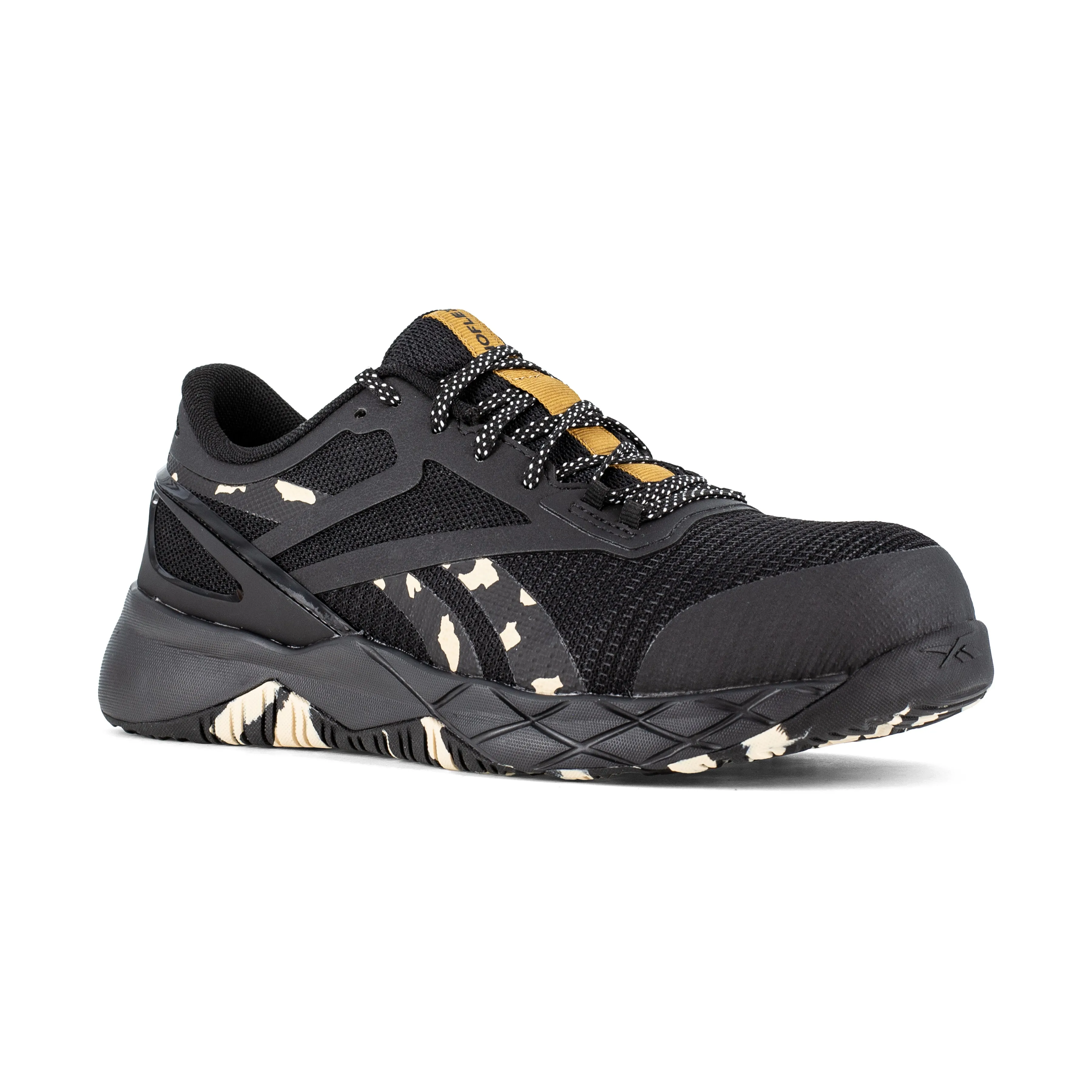 Reebok Women's Nanoflex TR Comp Toe Athletic Work Shoe - Black - RB366