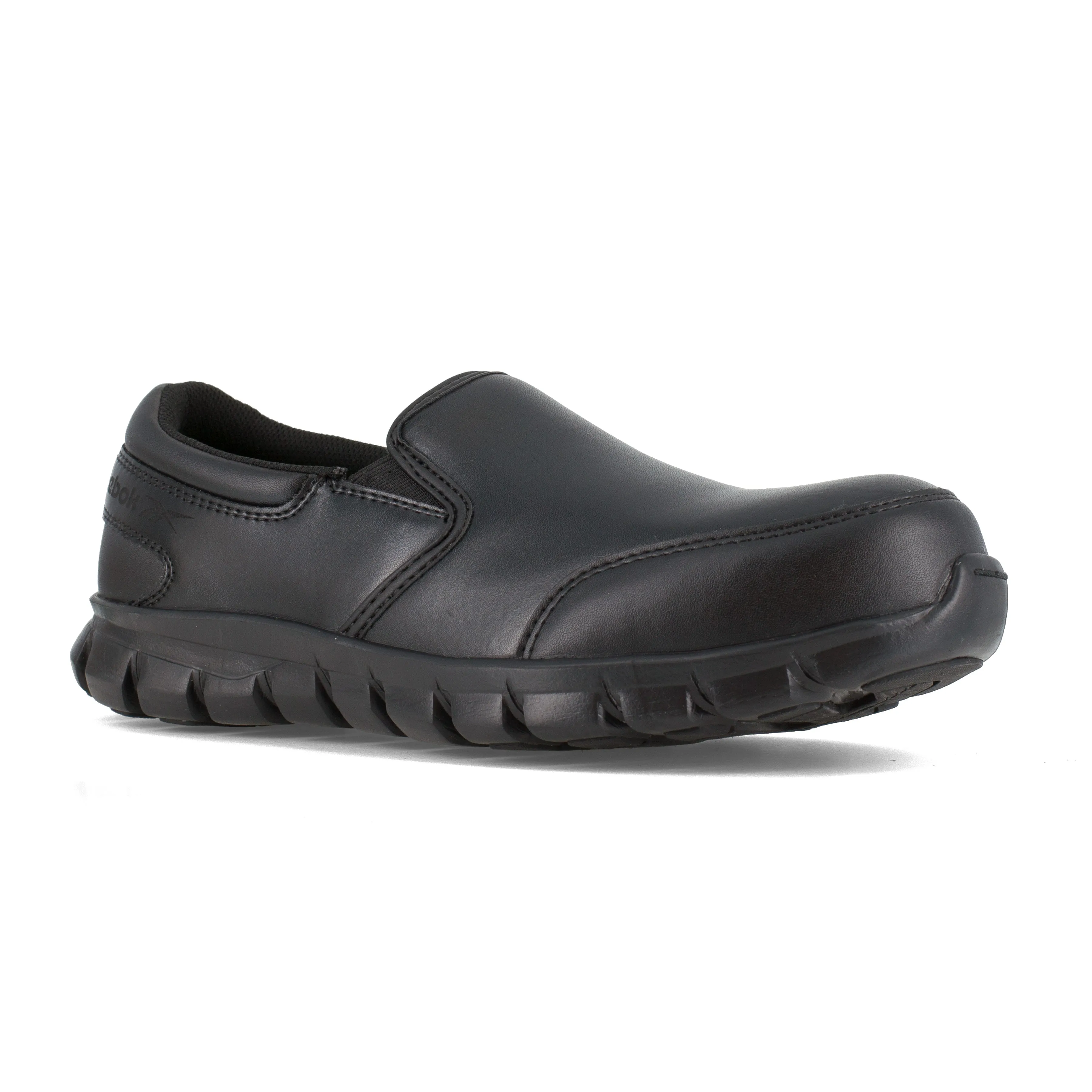 Reebok Women's Sublite Cushion Comp Toe Athletic Work Shoe - Black - RB036