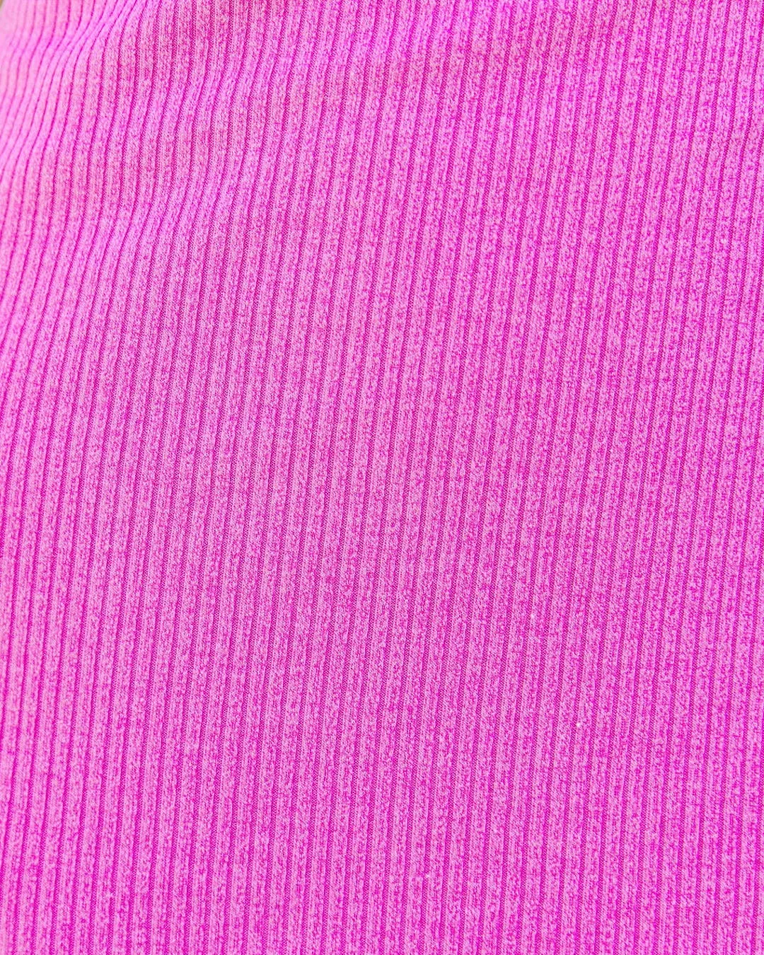 Ribbed Knit Midi Dress - Pink