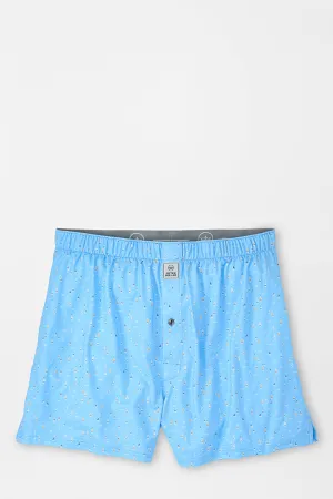SAILING AWAY PERFORMANCE BOXER SHORT - SEAPORT BLUE