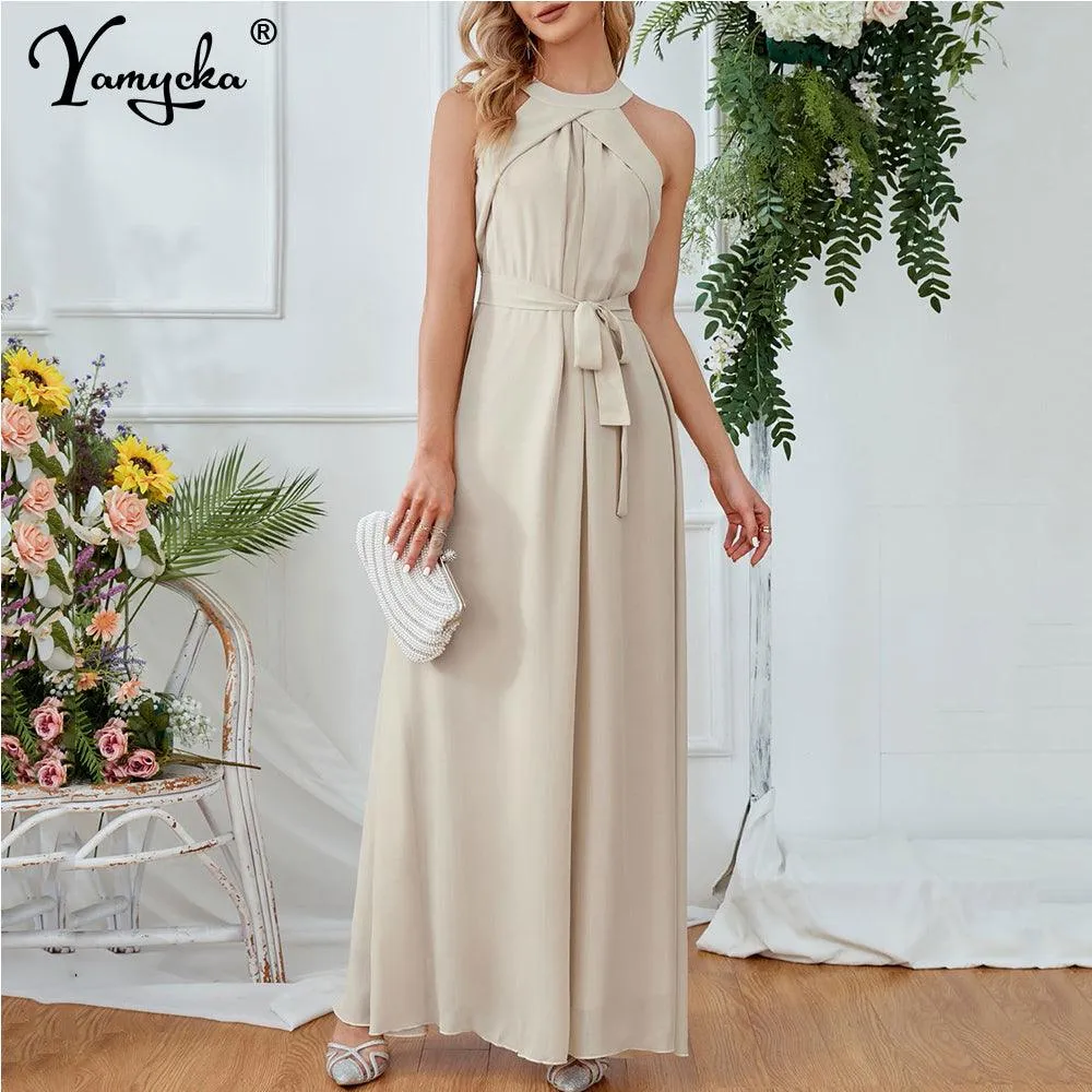 Sexy Off Shoulder Green Maxi Summer Dress