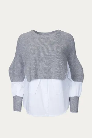 SHIRT-SWEATER DUO