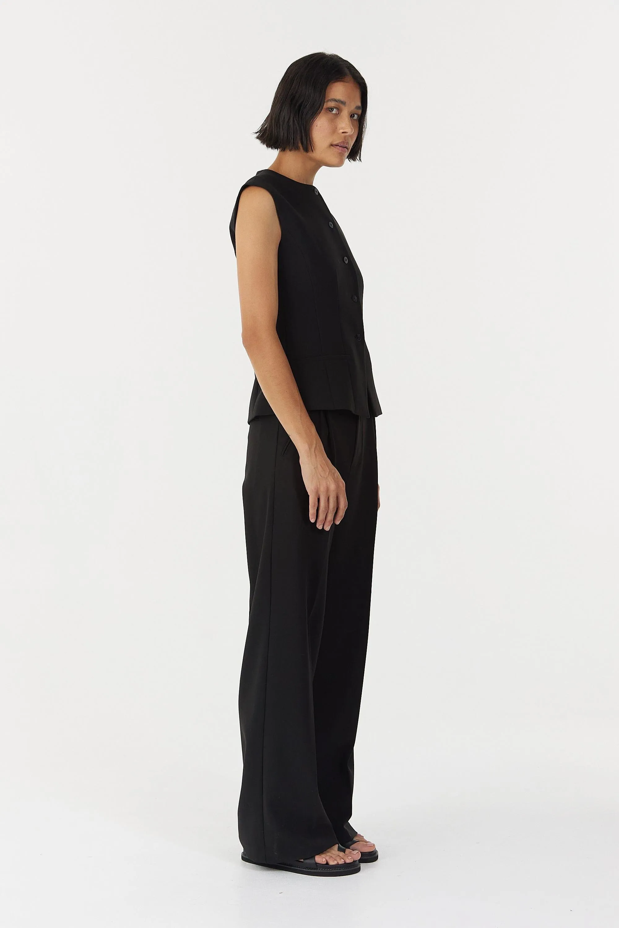 SKYLINE TAILORED BODICE | BLACK