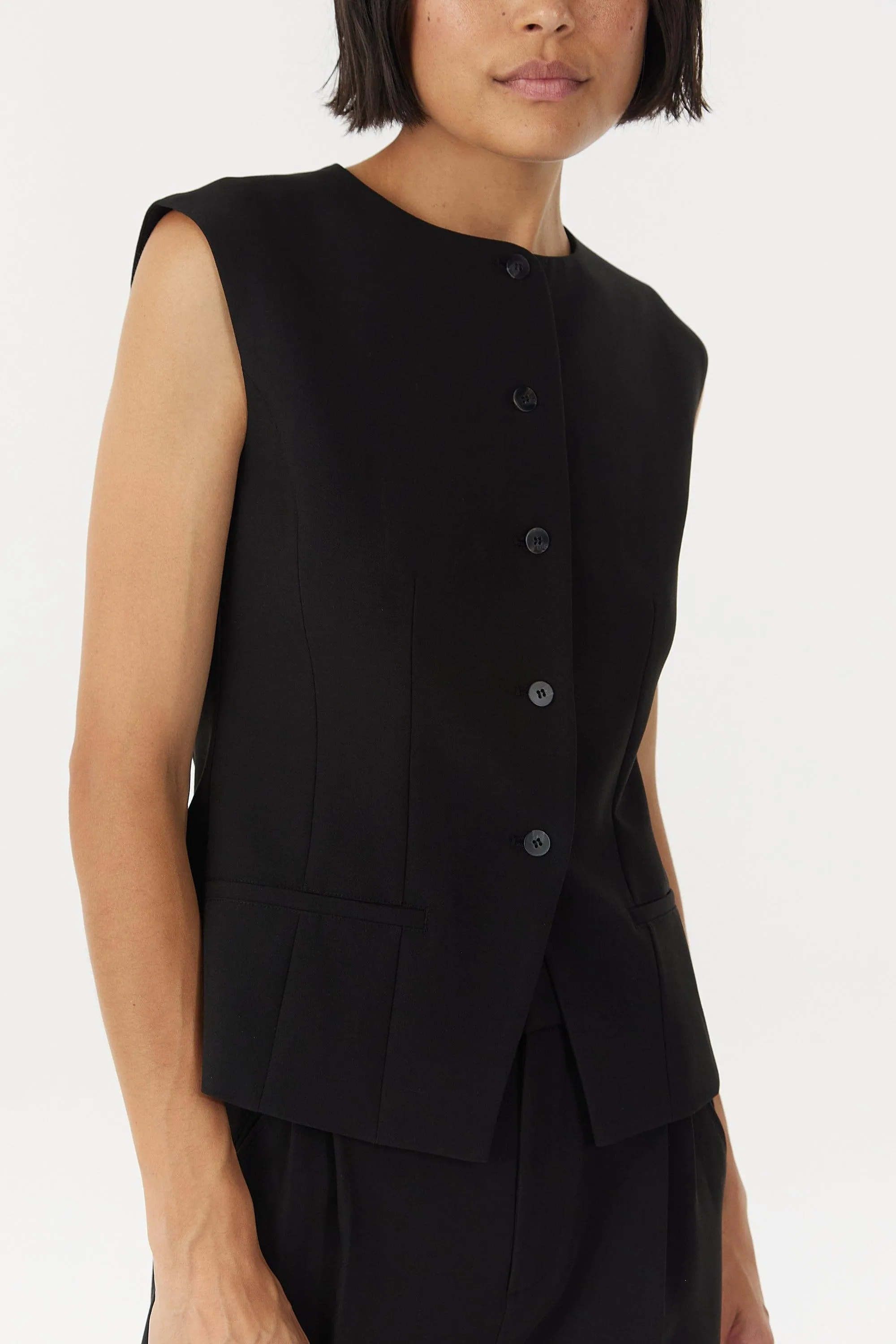 SKYLINE TAILORED BODICE | BLACK