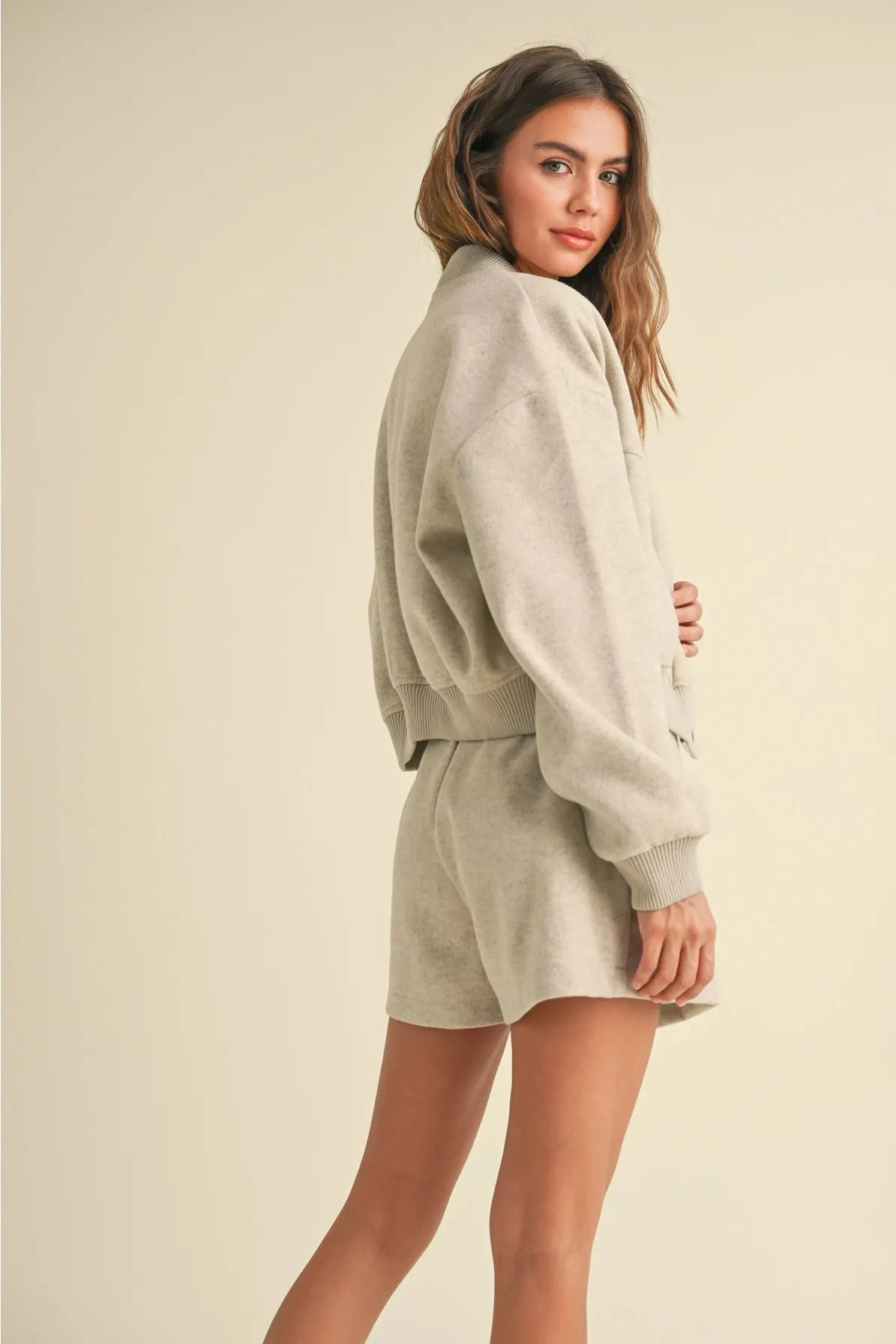 Soft Casual Skort {Oatmeal}