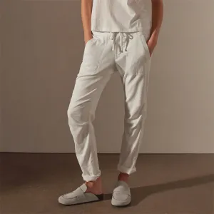 Soft Drape Pant - White