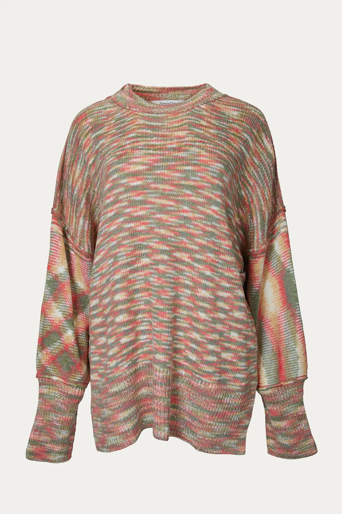 SPACE-DYE OVERSIZED SWEATER