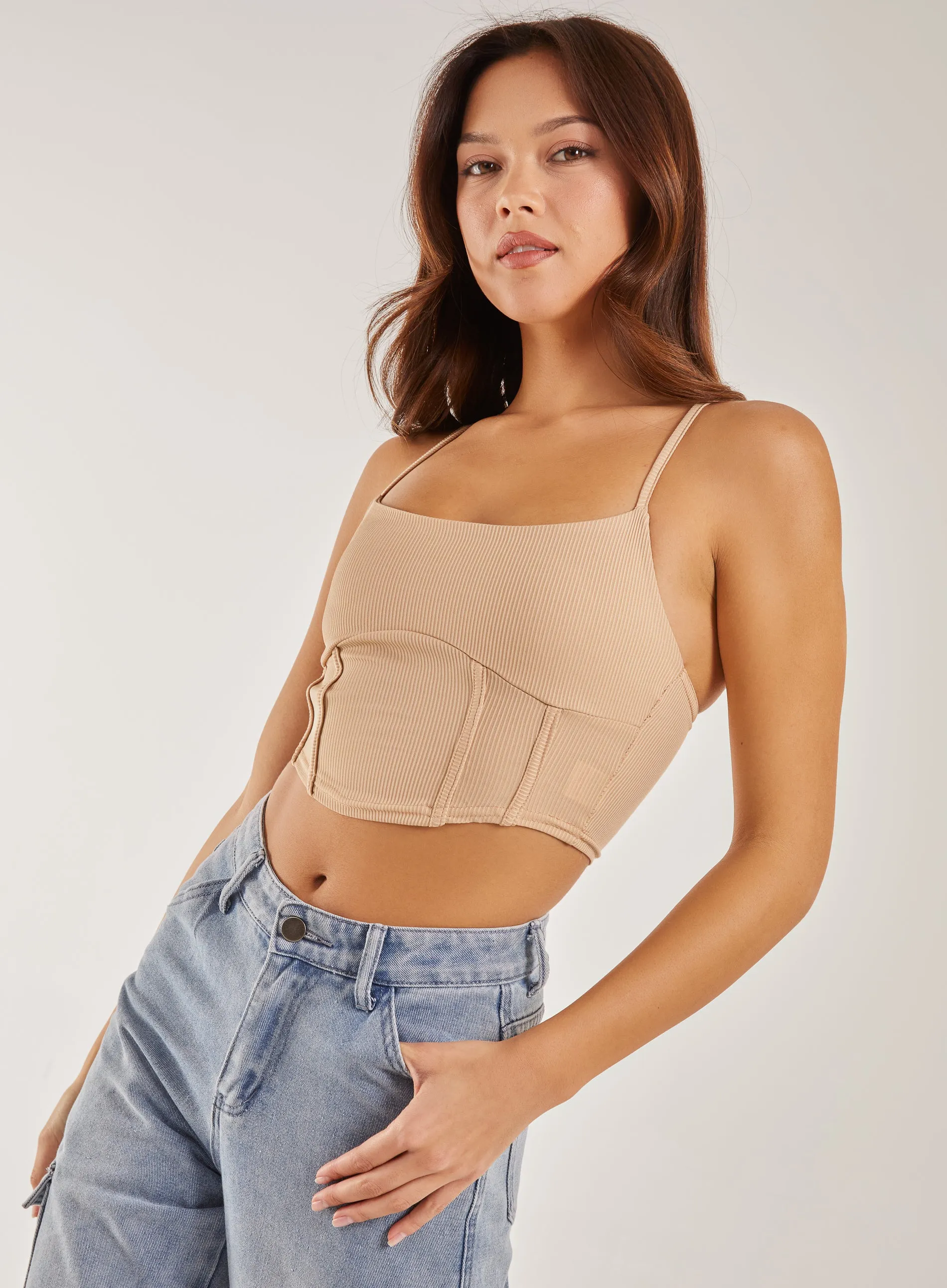 Strappy Corset Top