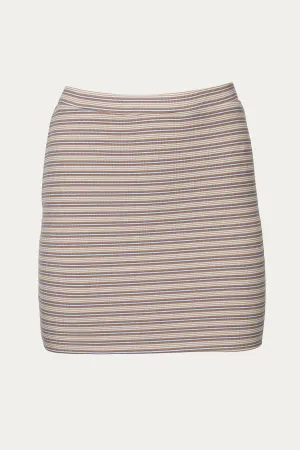 STRETCH-MODAL RIBBED-KNIT MINI TUBE SKIRT