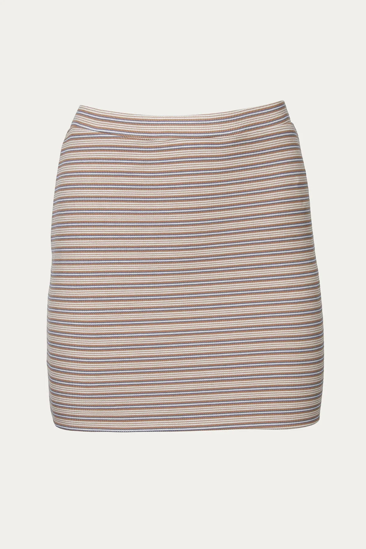 STRETCH-MODAL RIBBED-KNIT MINI TUBE SKIRT