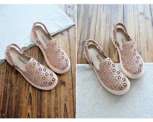 summer mesh fisherman shoes casual original handmade literary sandals retro flat super soft bottom women's shoes