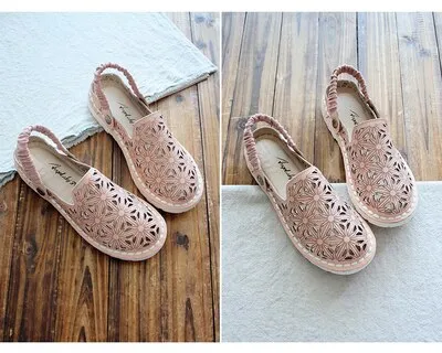 summer mesh fisherman shoes casual original handmade literary sandals retro flat super soft bottom women's shoes