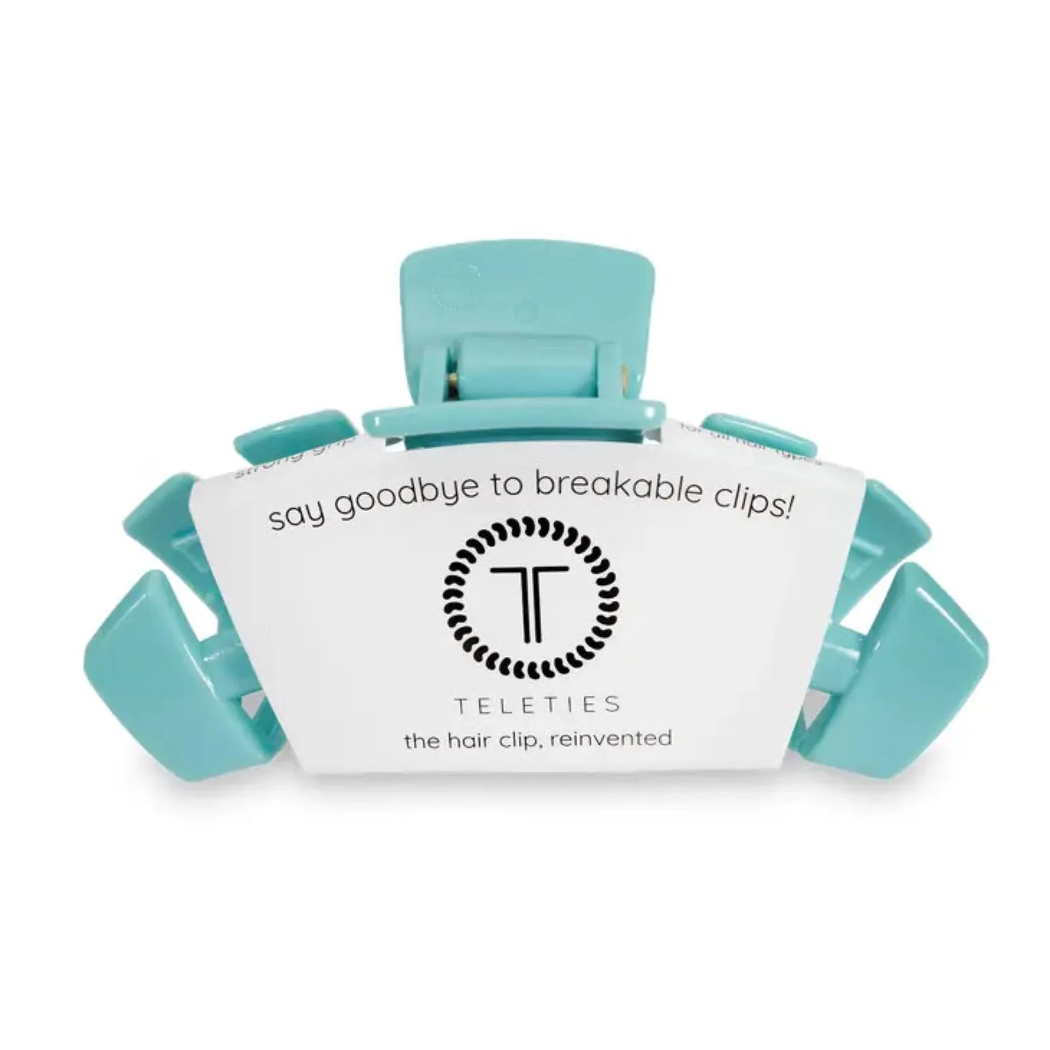 Teleties Large Hair Clip, Baby Blue