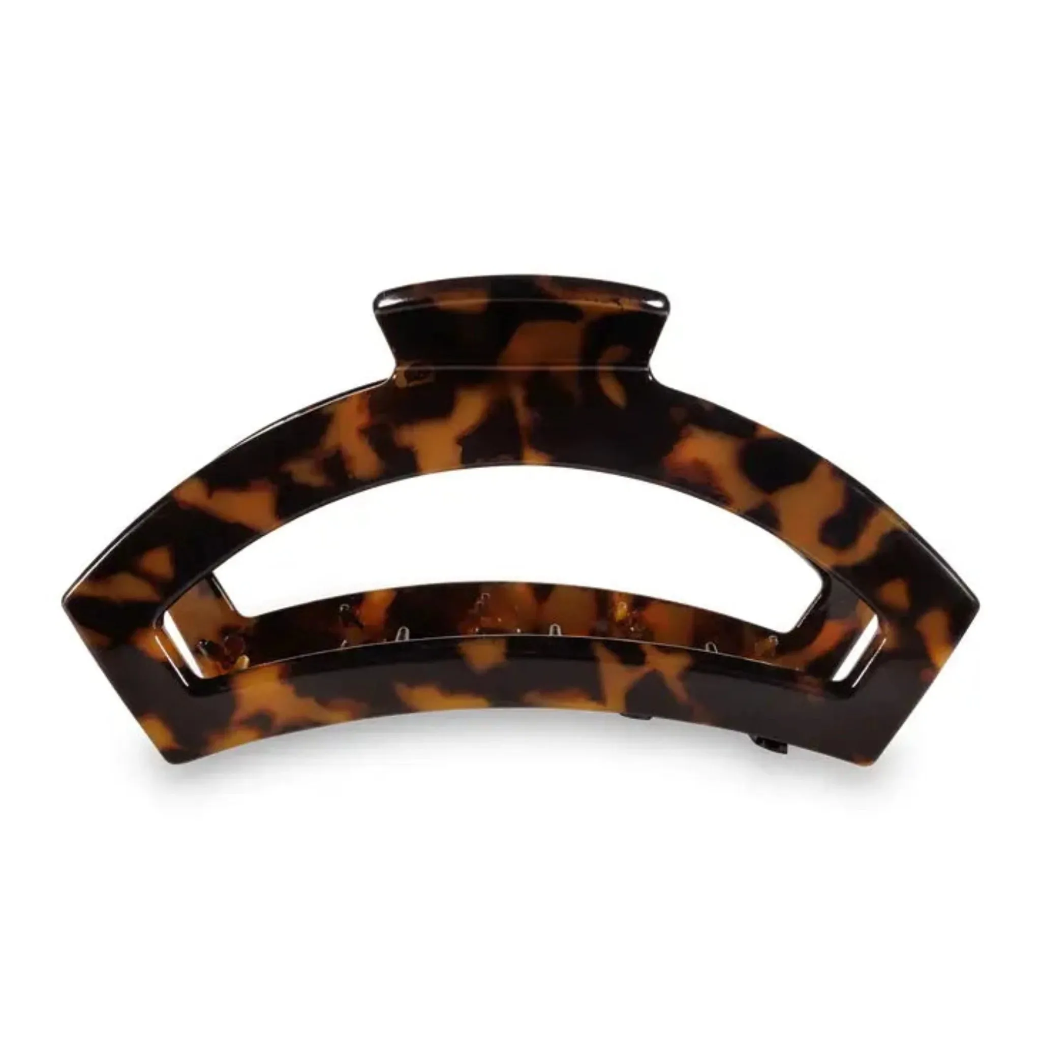 Teleties Large Open Hair Clip, Tortoise