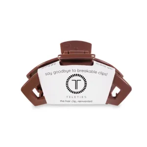 Teleties Medium Open Hair Clip, Nutmeg