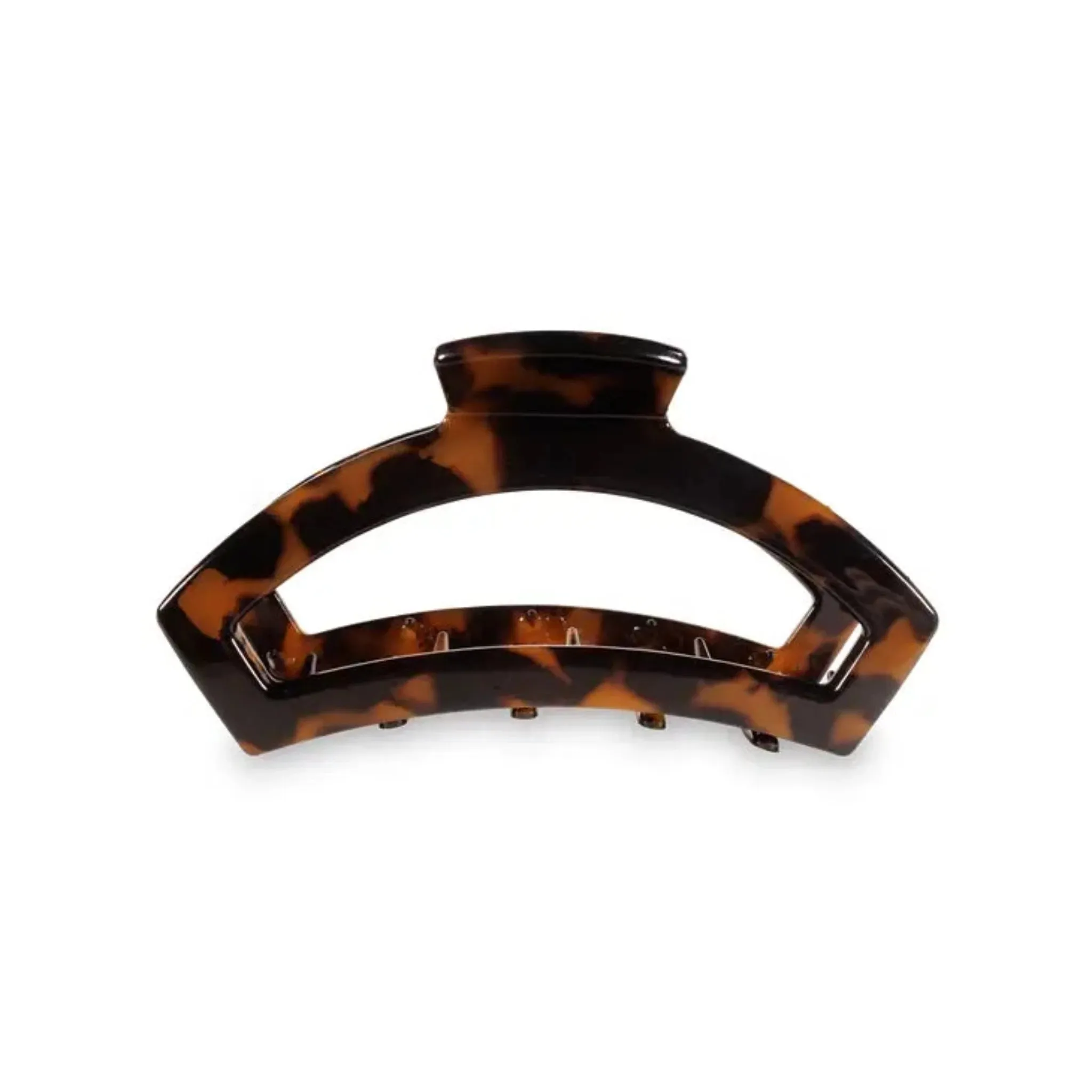 Teleties Medium Open Hair Clip, Tortoise