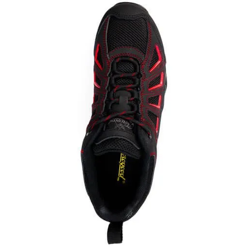 Thorogood Men's Crosstrex Series Oxford CT Hiker Work Shoe -Black/Red- 804-6001