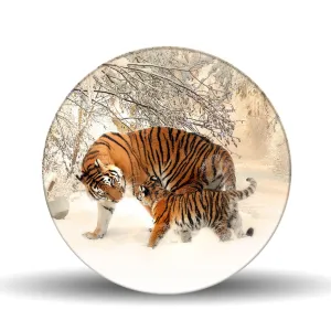 Tigers <br>Glass Table Spinner 17.75"