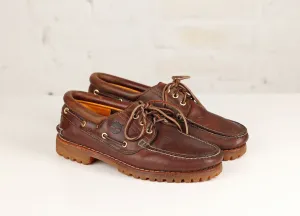 Timberland Leather Deck Boat Shoes - Brown - UK 7