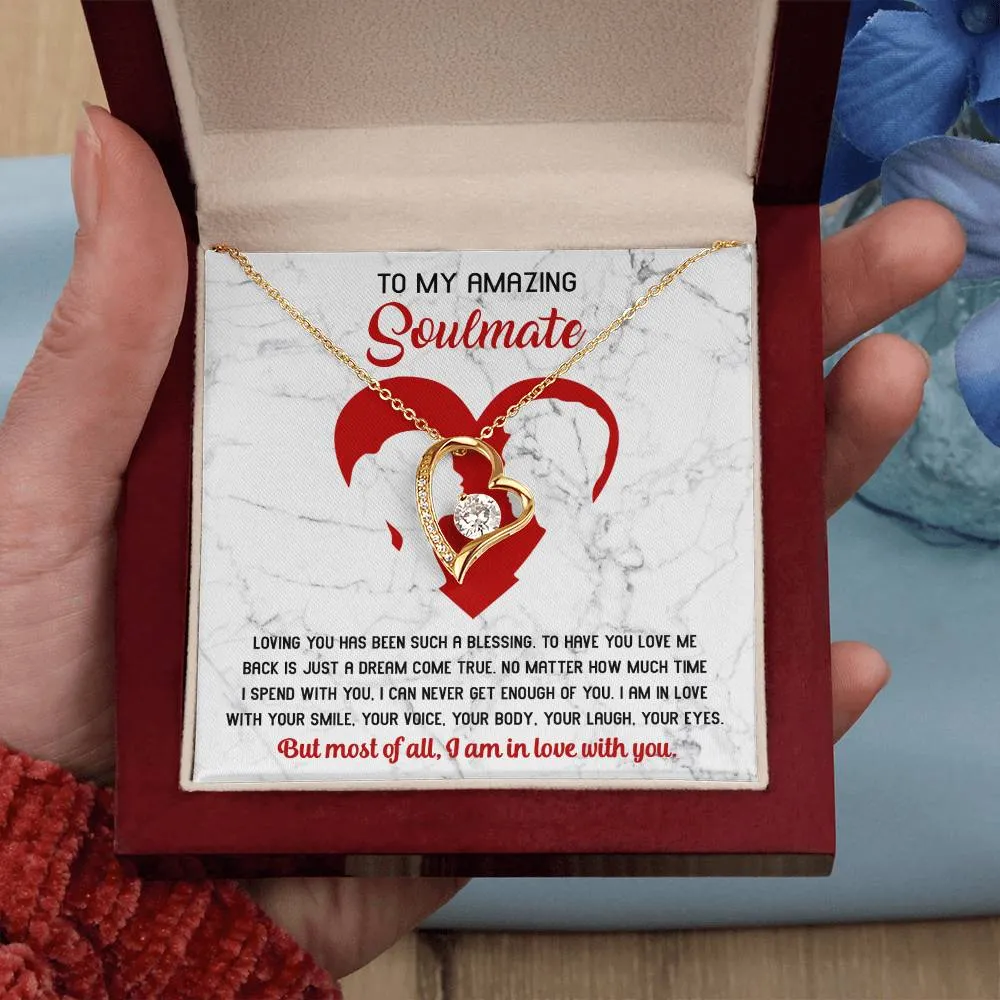 To My Amazing Soulmate Such A Blessing - Forever Love Necklace