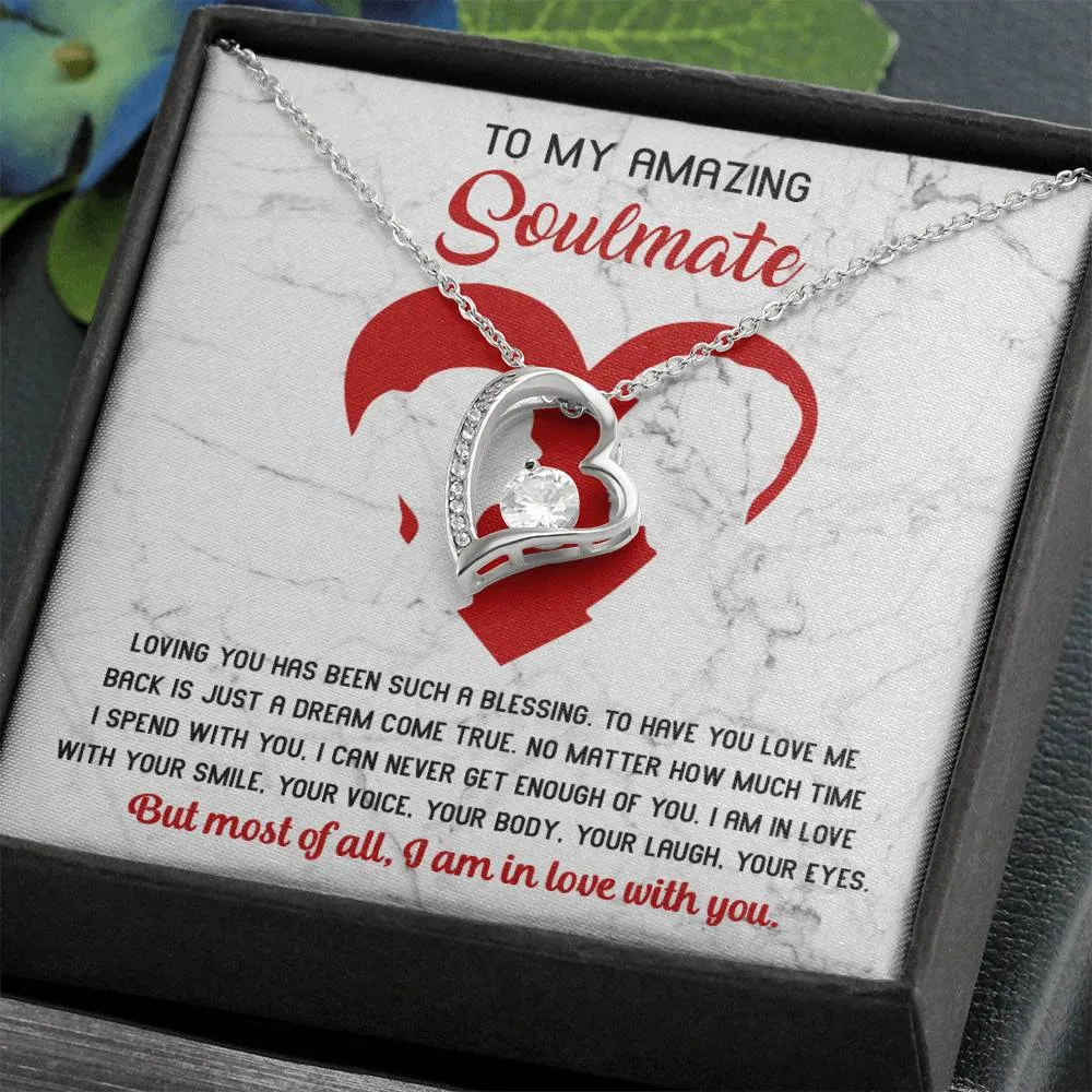 To My Amazing Soulmate Such A Blessing - Forever Love Necklace