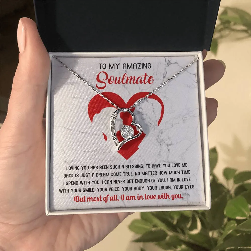 To My Amazing Soulmate Such A Blessing - Forever Love Necklace