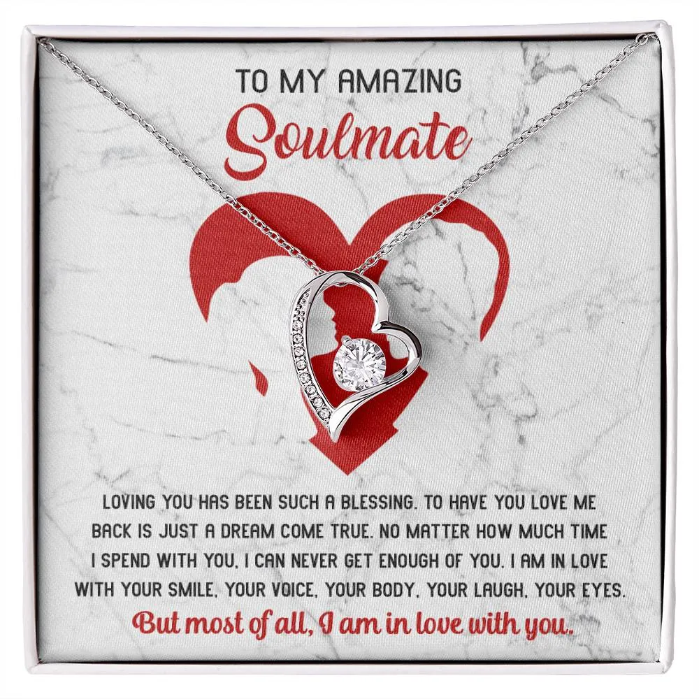 To My Amazing Soulmate Such A Blessing - Forever Love Necklace