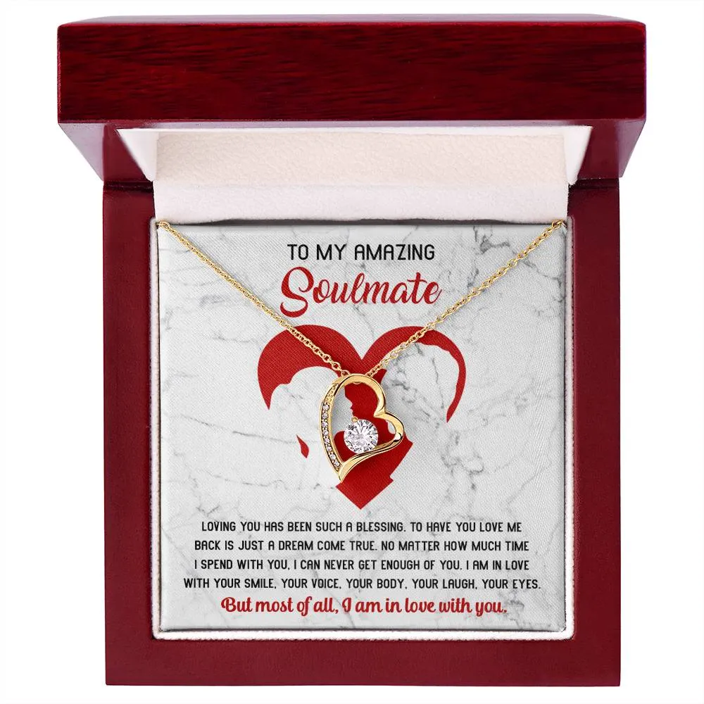 To My Amazing Soulmate Such A Blessing - Forever Love Necklace