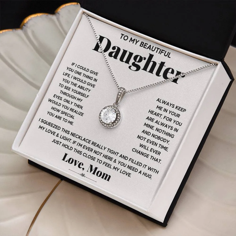 To My Beautiful Daughter l Eternal Hope Necklace