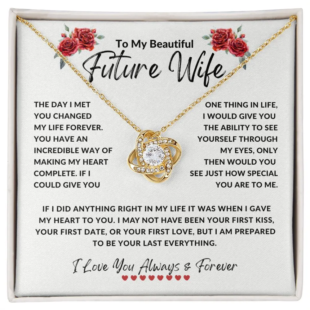 To My Beautiful Future Wife The Day I Met You