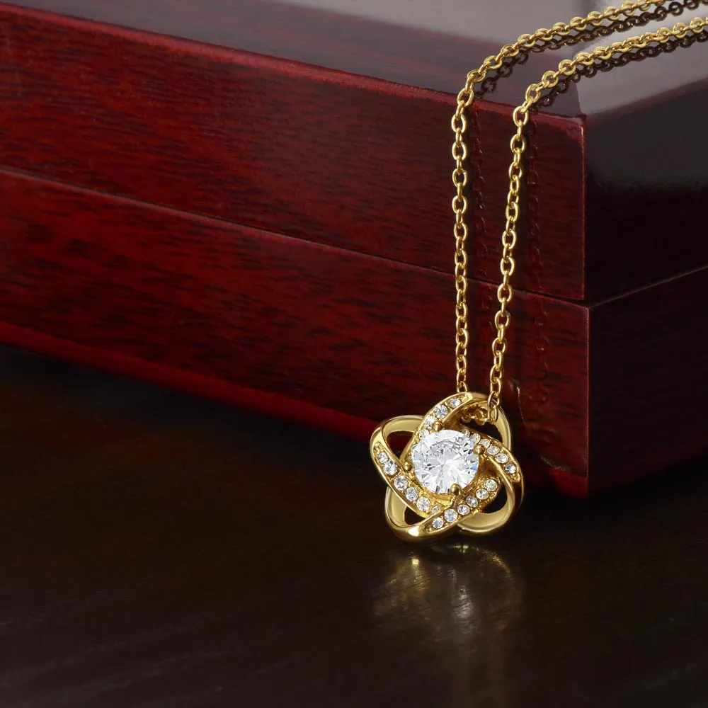 To My Beautiful Soulmate -  Love Knot Necklace