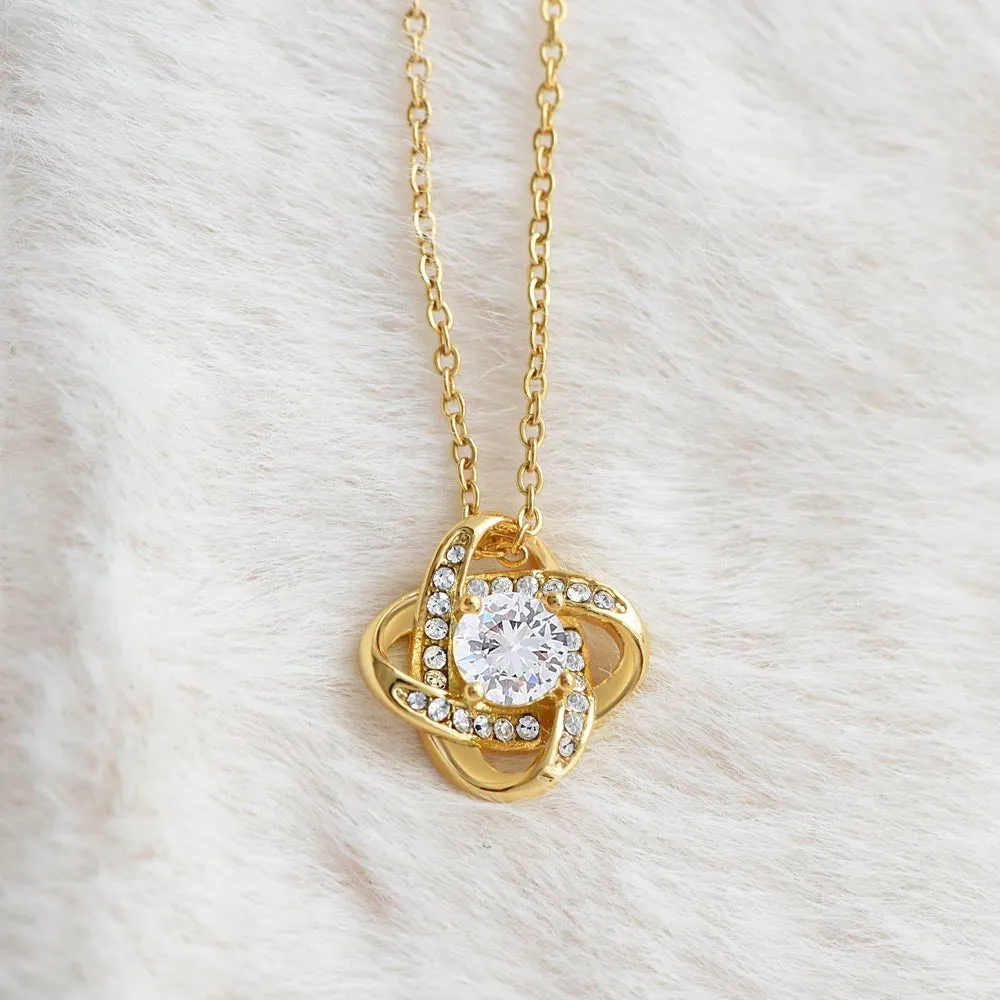 To My Beautiful Soulmate -  Love Knot Necklace
