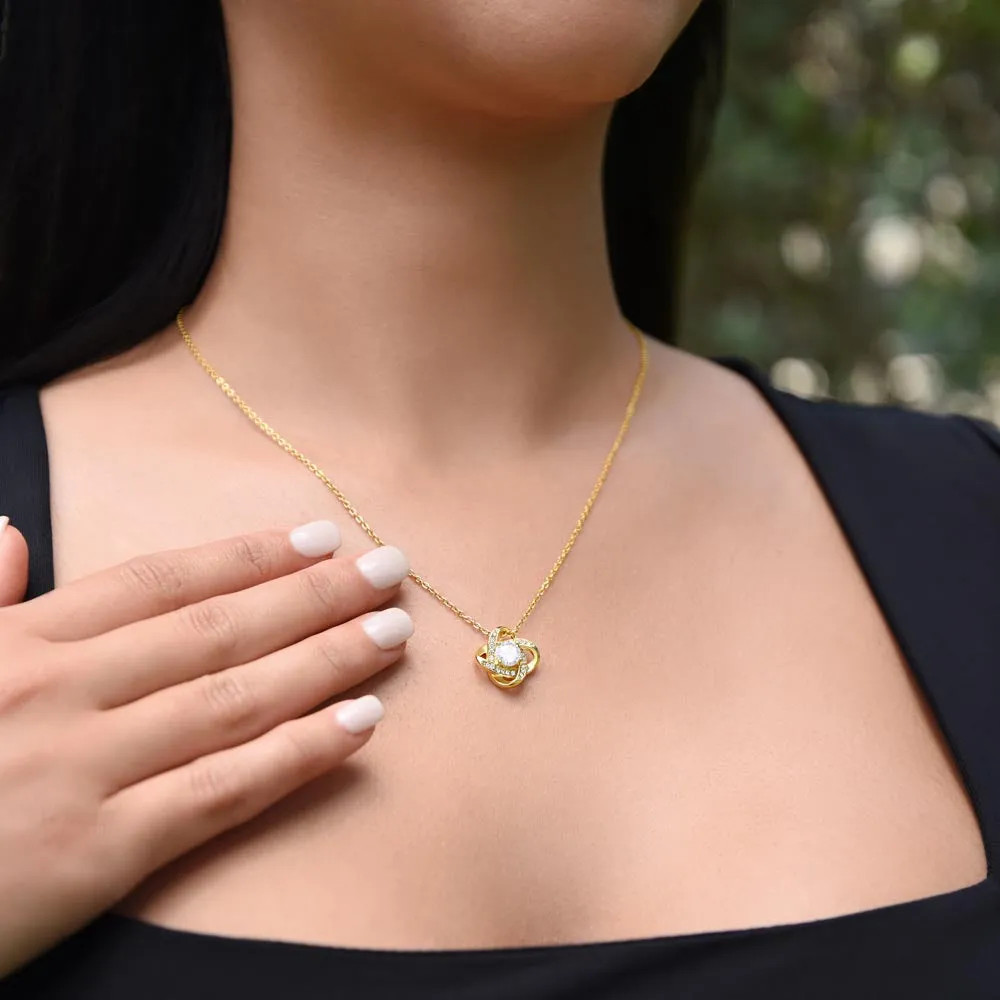 To My Daughter "When You Took Your First Breath" - Forever Love Necklace