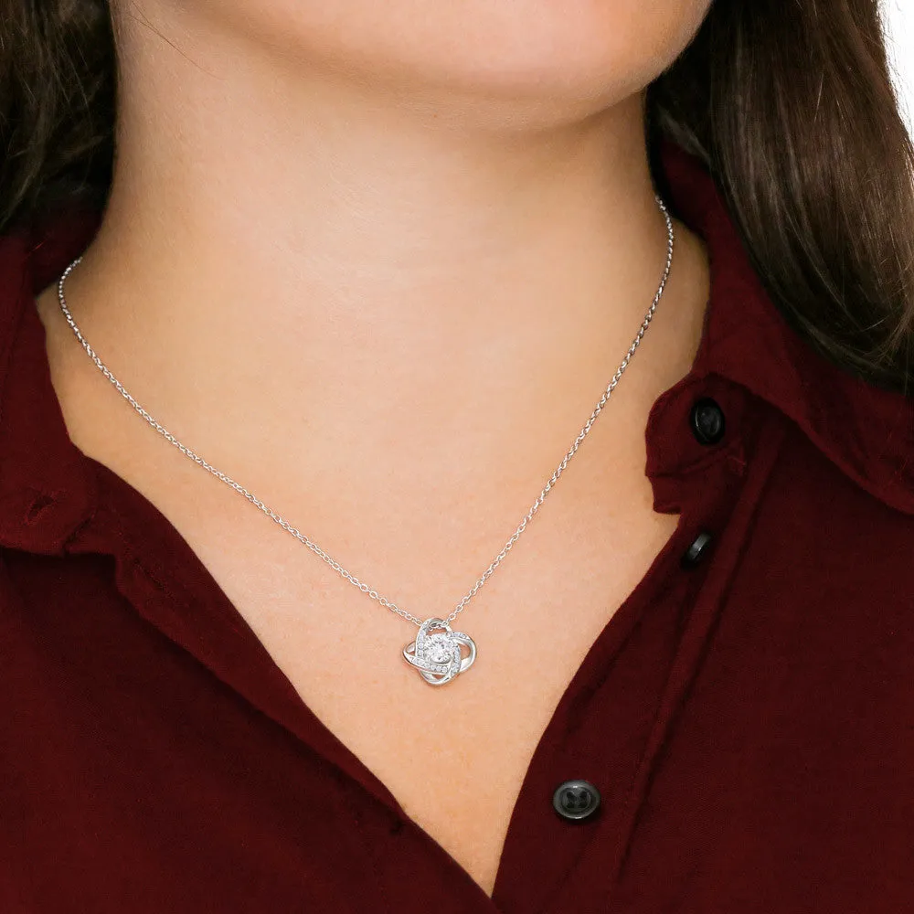 To My Daughter "When You Took Your First Breath" - Forever Love Necklace