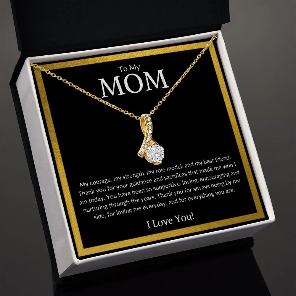 To My Mom - Alluring Beauty Necklace