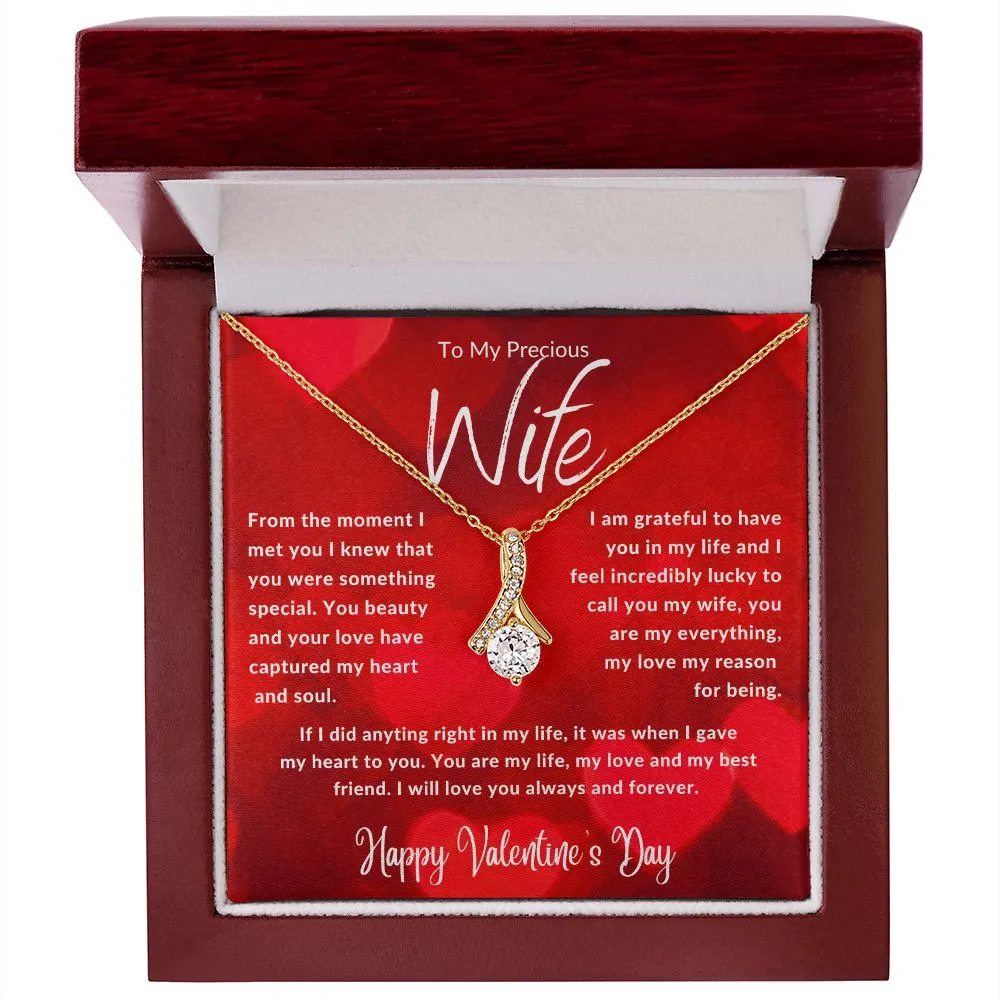 To My Precious Wife From The Moment I Met You Red Hearts