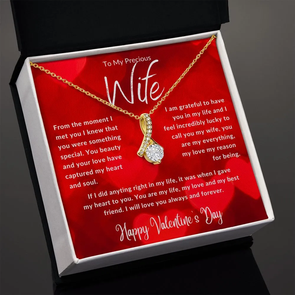 To My Precious Wife From The Moment I Met You Red Hearts