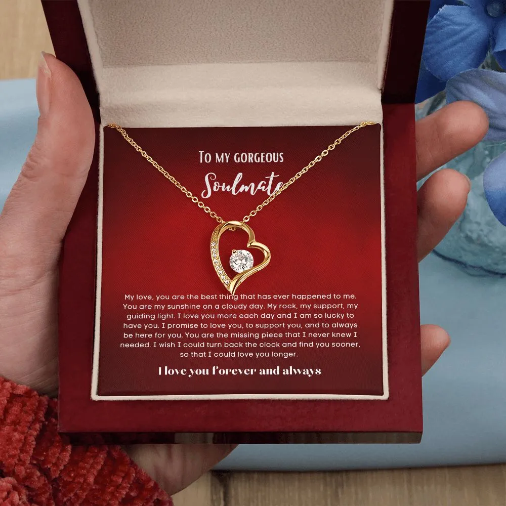 To my soulmate necklace forever
