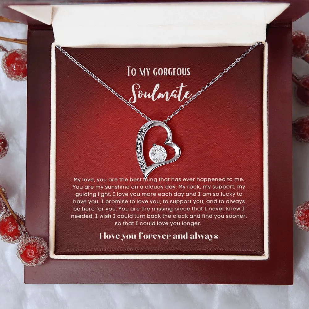 To my soulmate necklace forever