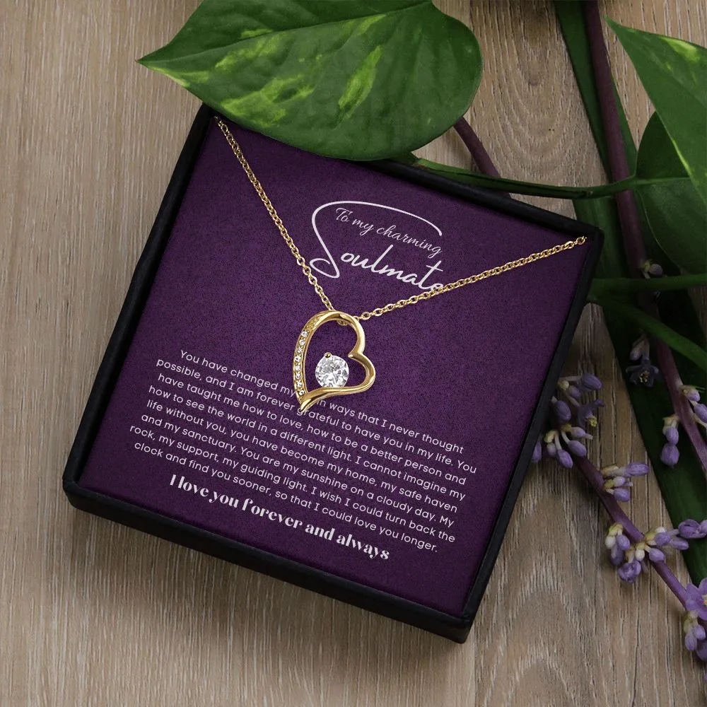 To my soulmate necklace forever