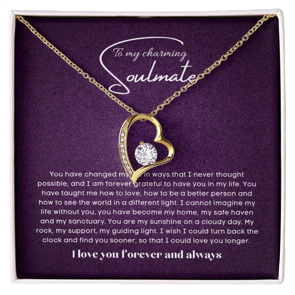 To my soulmate necklace forever
