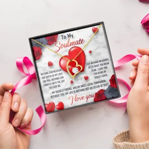 To My Soulmate Without You My Life Is Nothing - Forever Love Necklace
