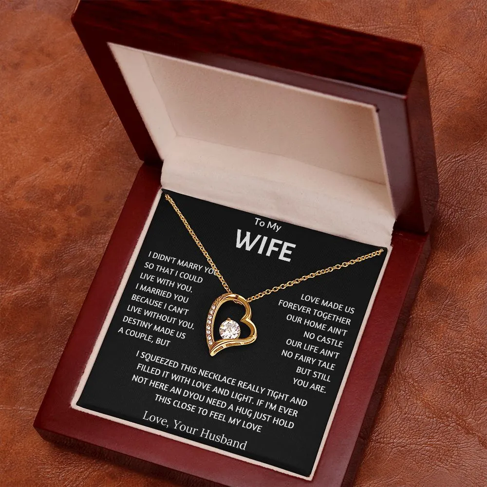 To My Wife - Forever Love Necklace