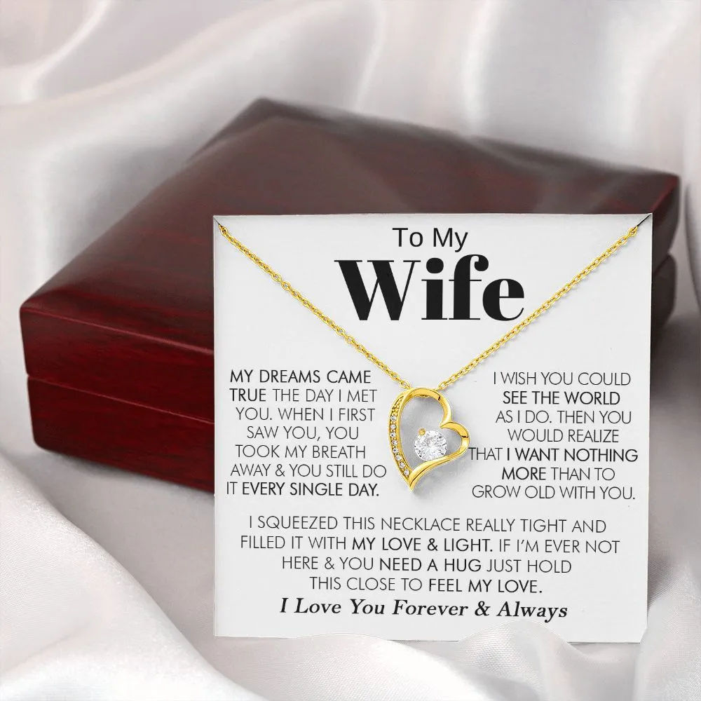 To My Wife - Forever Love Necklace