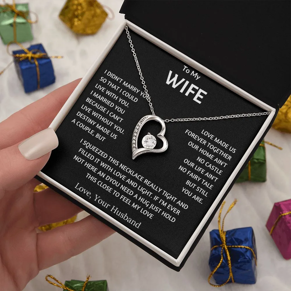 To My Wife - Forever Love Necklace