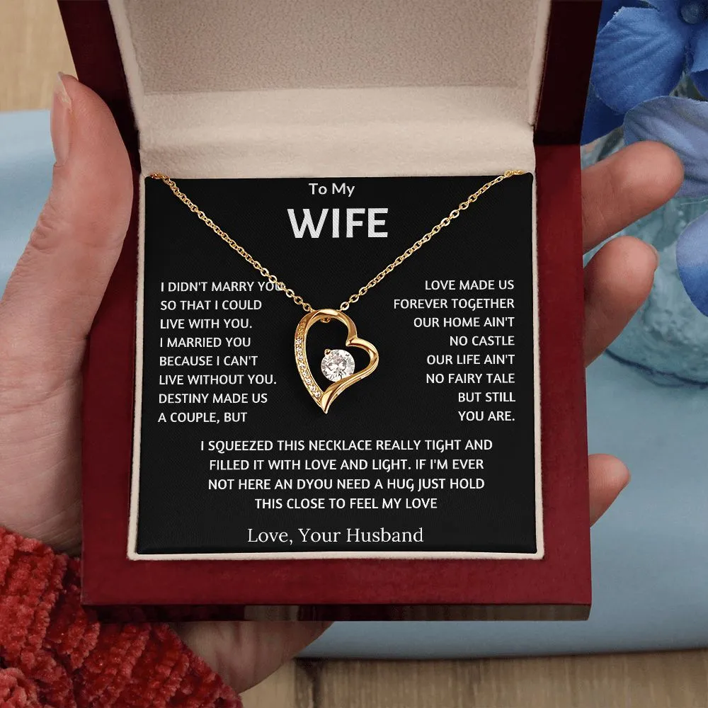 To My Wife - Forever Love Necklace